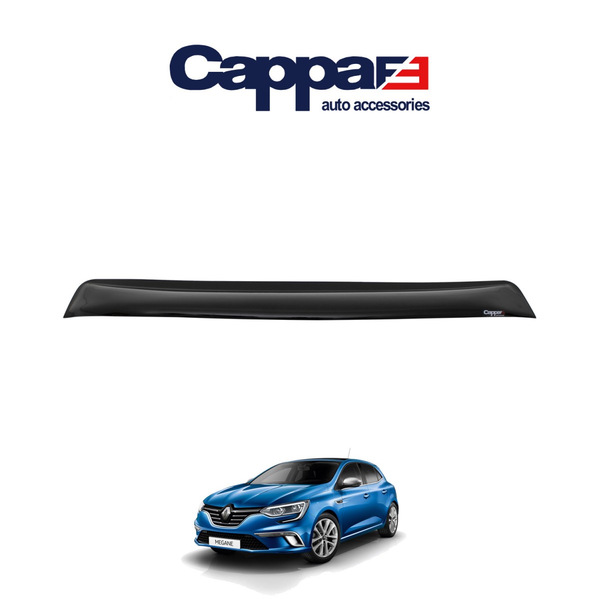 Renault Megane 4 Rear Window Spoiler 2016 -