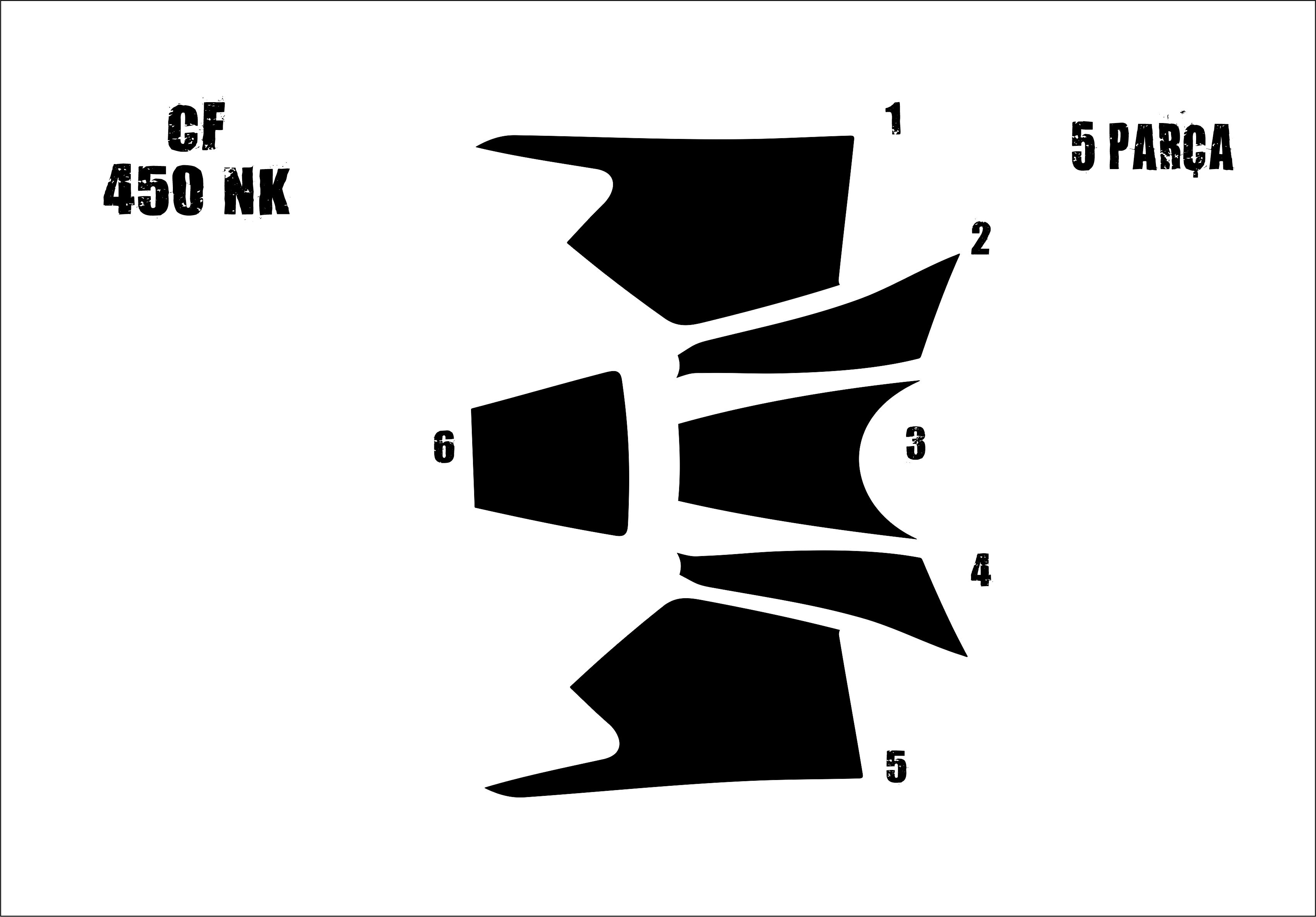 CF 450 NK Tank Pad 