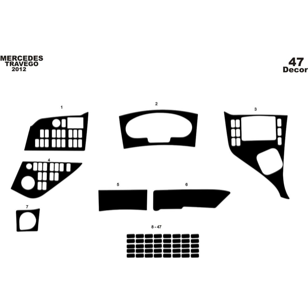 Mercedes Travego Konsol-Maun Kaplama 2012 53 Parça